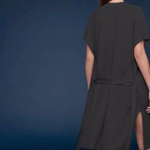 Aritzia Babaton long black slouchy cardigan